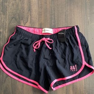 Abercrombie kids running shorts